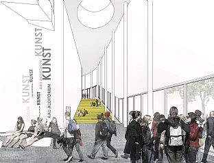 Ny hörsalsbyggnad till Aalborg Universitet - C.F. Møller. Photo: C.F. Møller