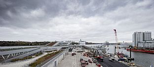 Nyskapande färjeterminal ritad av C.F Møller invigs i Stockholm - C.F. Møller. Photo: Adam Mørk