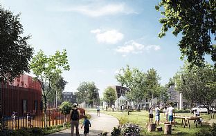 Nytt bostadsområde i Köpenhamn - C.F. Møller. Photo: C.F. Møller