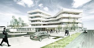 Nytt havnesenter under oppseiling - C.F. Møller. Photo: C.F. Møller