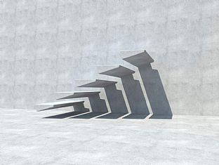 Nyutviklet modultrapp i betong - C.F. Møller. Photo: C.F. Møller