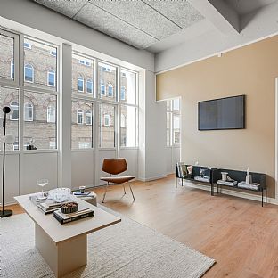 ObelHus. C.F. Møller Architects - Transformasjonen av ObelHus: Fra tobakksfabrikk til moderne Svanemerkede boliger - C.F. Møller. Photo: C.W. Obel