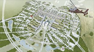Officiell byggstart för DNU-projektet - C.F. Møller. Photo: Rådgivergruppen DNU