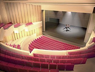 Operasalen - Vundet konkurrencen om Kristiansund Opera- og Kulturhus - C.F. Møller. Photo: Arkitektfirmaet C. F. Møller Operasalen - Vundet konkurrencen om Kristiansund Opera- og Kulturhus - C.F. Møller. Photo: Arkitektfirmaet C. F. Møller