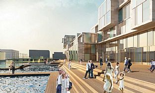 Oppbakking av Copenhagen International School - C.F. Møller. Photo: C.F. Møller