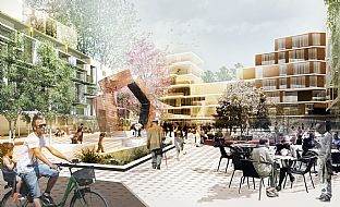 Övergripande plan för framtidens Madla-Revheim - C.F. Møller. Photo: C.F. Møller