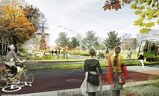 Övergripande plan för framtidens Madla-Revheim - C.F. Møller. Photo: C.F. Møller