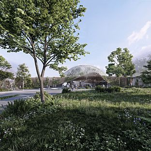 Randers Byråd godkender næste fase af udvidelsen af Randers Regnskov - C.F. Møller. Photo: C.F. Møller Architects