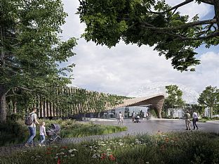Randers City Council Approves Next Phase of Randers Regnskov (Tropical Zoo) Expansion - C.F. Møller. Photo: C.F. Møller Architects