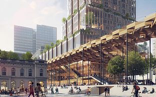 Reiulf Ramstad Arkitekter i samarbete med C.F Møller vinner internationell tävling om nytt höghus och stationsbyggnad i Oslo centrum - C.F. Møller