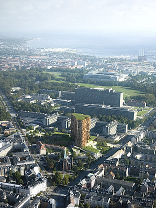 Science tower and urban park in the heart of Copenhagen  - C.F. Møller. Photo: Arkitektfirmaet C. F. Møller/Mir