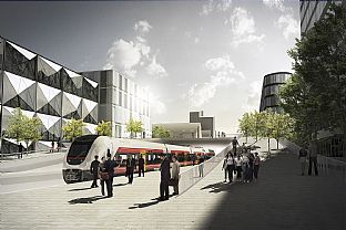 Selected to design new urban centre for Vestby - C.F. Møller. Photo: C.F. Møller & JaJa architects
