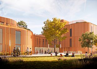 Skagenhallen, C.F. Møller Architects - Præsenterer skitser til nyt multifunktionshus i Skagen - C.F. Møller. Photo: C.F. Møller Architects