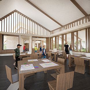 Skolebygg på Bali er påbegynt - C.F. Møller. Photo: C.F. Møller