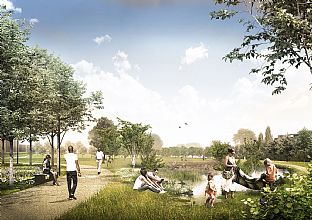 Springfield Park wins planning - C.F. Møller. Photo: C.F. Møller