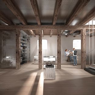 Staldgården, Museum Kolding - Transforming a Historic Stable Building into a Museum - C.F. Møller. Photo: C.F. Møller Architects