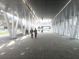 Stockholms new ferry terminal has been inaugurated - C.F. Møller. Photo: Elsa Wifstrand