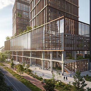 Storstilt transformasjon og innovativ gjenbruk i Oslo sentrum - C.F. Møller. Photo: Visulent