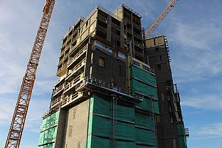 Student housing in Odense topping out - C.F. Møller. Photo: Universitetskollegiet