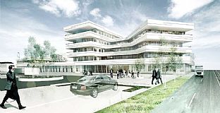 TAKLAGSFEST PÅ HAMNCENTRALEN - C.F. Møller. Photo: C.F. Møller