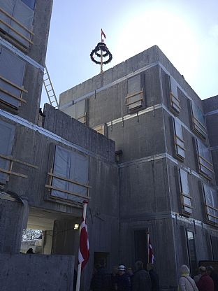 TOPPING-OUT CEREMONY AT ONE OF THE BEST SITES IN ODENSE - C.F. Møller