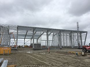 TOPPING OUT OF NEW WAREHOUSE - C.F. Møller