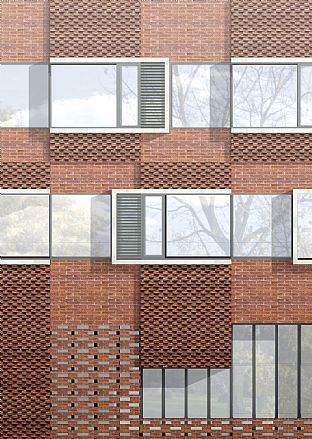 Taklagsfest på högteknologiskt vetenskapscenter i Taastrup - C.F. Møller. Photo: C.F. Møller