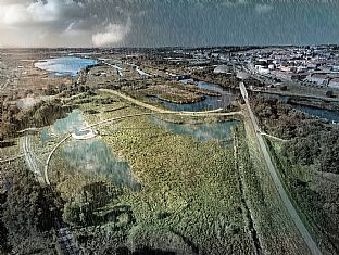 The Stork Meadow nominated as one of Denmark’s best climate solutions - C.F. Møller. Photo: C.F. Møller Architects