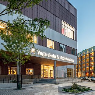 The doors are now opening to Vega School & Activity Centre – a new vibrant meeting place with a creative pulse from morning to evening - C.F. Møller. Photo: Nikolaj Jakobsen