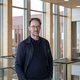Thue Borgen Hasløv, partner & architect, C.F. Møller Architects - WoodHub Wins Climate Award - C.F. Møller. Photo: C.F. Møller Architects / Peter Sikker Rasmussen