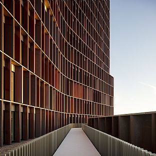 Today, Maersk Tower in Copenhagen was inaugurated - C.F. Møller. Photo: Adam Mørk