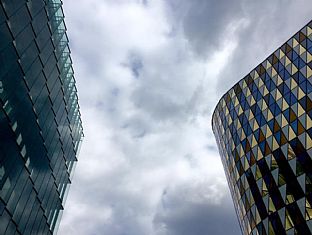 Topping out ceremony at Biomedicum: Building work reaches halfway mark - C.F. Møller. Photo: Mads Mandrup Hansen