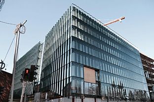 Topping out ceremony at Biomedicum: Building work reaches halfway mark - C.F. Møller. Photo: Mads Mandrup Hansen