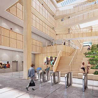 UNICEF Campus 4 - C.F. Møller Architects to Realise Worlds Largest UNICEF Central Warehouse in Nordhavn - C.F. Møller. Photo: PLH/NIRAS/SLETH/Frost Larsen