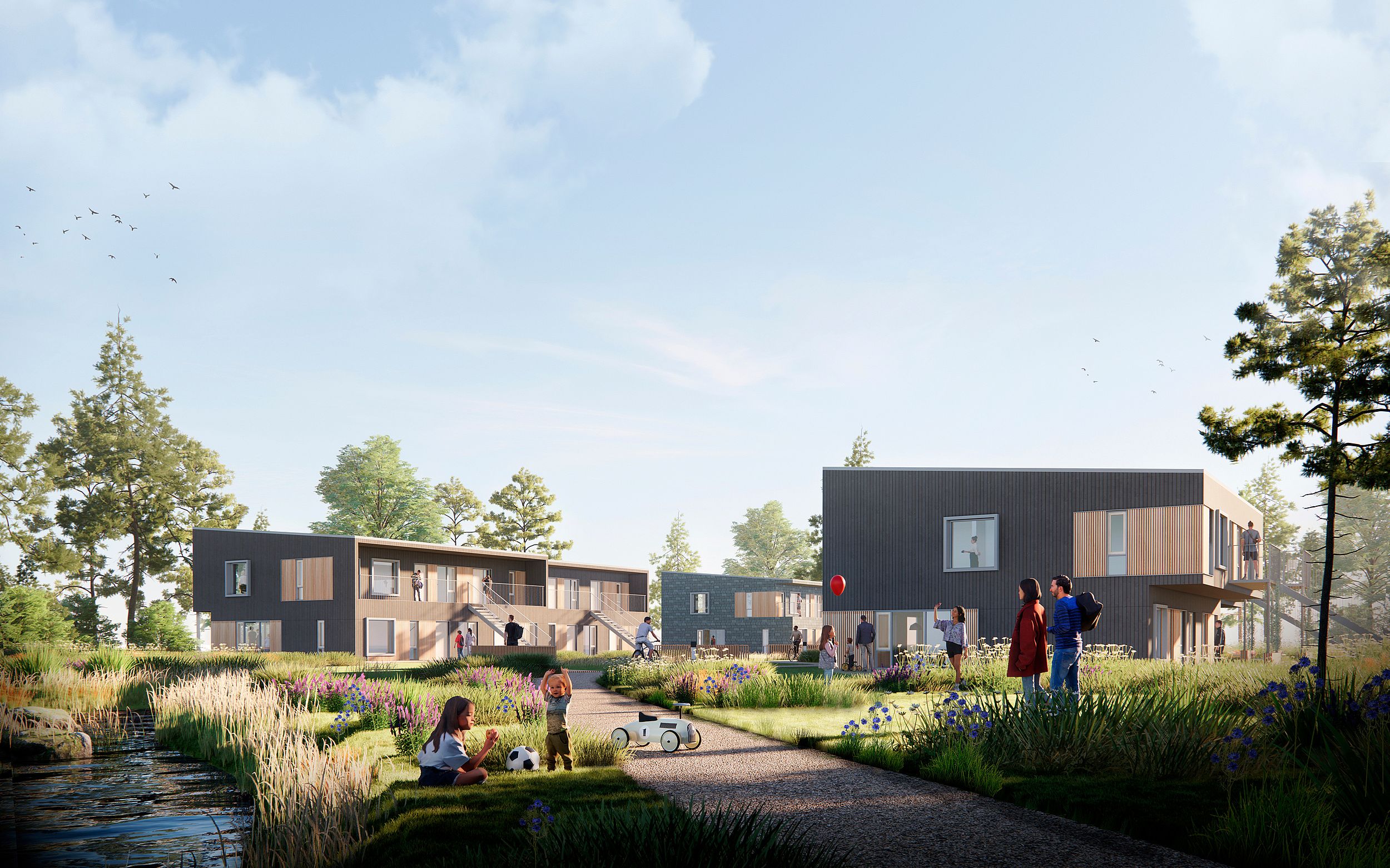 Curated visual reference: Visual Reference: C F Møller Architects And Danish Modular Builder Scandi Byg