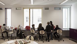 Videre til konkurransen om ny grunnskole på Islands Brygge - C.F. Møller. Photo: Adam Mørk