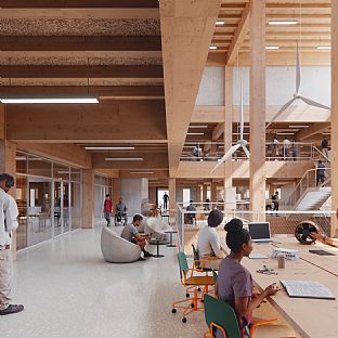 Vinder campus-konkurrence i Tyskland - C.F. Møller. Photo: C.F. Møller Architects