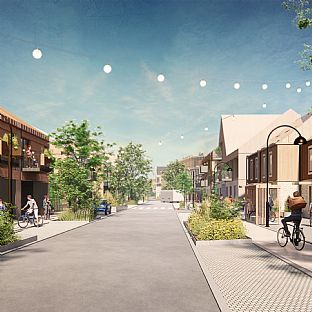 Vision for a safe, attractive and sustainable small town of the future announced - C.F. Møller