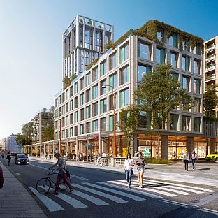 Vision för en ny grön stadsdel presenteras - C.F. Møller. Photo: Erik Nord Arkitekter