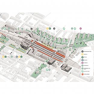 Vision for fremtiden for Uppsala C præsenteret - C.F. Møller. Photo: PLACES