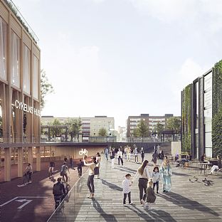 Vision für Hauptbahnhof Uppsala vorgestellt - C.F. Møller. Photo: PLACES