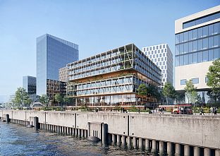 Wettbewerbsgewinn. C.F. Møller Architects trägt zur Hafenstadt der Zukunft bei - C.F. Møller. Photo: C.F. Møller Architects