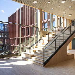 WoodHub, C.F. Møller Architects, Artelia, NCC - WoodHub Wins Climate Award - C.F. Møller. Photo: C.F. Møller Architects / Peter Sikker Rasmussen