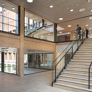 WoodHub, C.F. Møller Architects, Artelia, NCC - WoodHub Wins Climate Award - C.F. Møller. Photo: C.F. Møller Architects / Peter Sikker Rasmussen