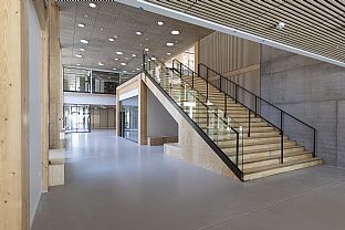 WoodHub, C.F. Møller Architects - C.F. Møller Architects markerer færdiggørelsen af WoodHub – Danmarks største kontorbyggeri i træ - C.F. Møller. Photo: Jonathan Grevsen