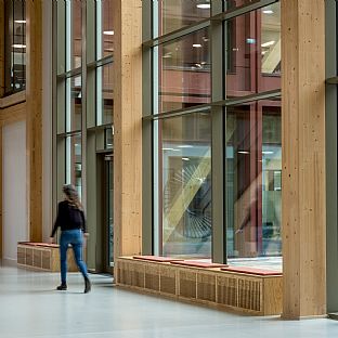 WoodHub, C.F. Møller Architects - Intervju: Att utforma WoodHub — Danmarks största träbyggnad - C.F. Møller. Photo: Rasmus Hjortshøj