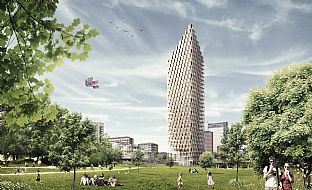 Wooden skyscraper - C.F. Møller