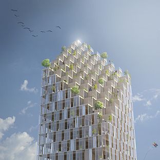 Wooden skyscraper - C.F. Møller