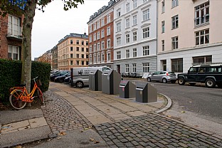  Affaldssorteringspunkter i København. C.F. Møller