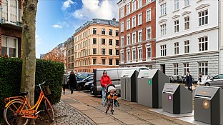  Affaldssorteringspunkter i København. C.F. Møller